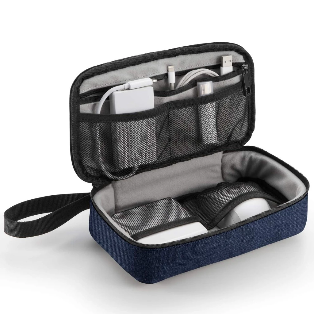 ELECOM Travel Gadget Pouch BMA-F01XNV Navy thumbnail 3