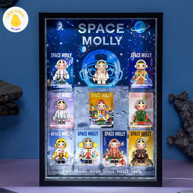 ตู้โชว์แนวตั้งMega Space Molly V.1 100%  🪐☄️กล่องอคิลิคพร้อมอุปกรณ์ประกอบฉาก