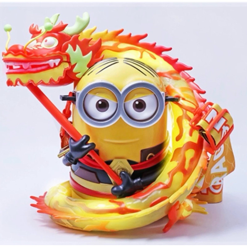 ถังป็อปคอร์น มินเนี่ยนปีมังกร Dave Dragon 🐉 🏮 Minion Universal Beijing