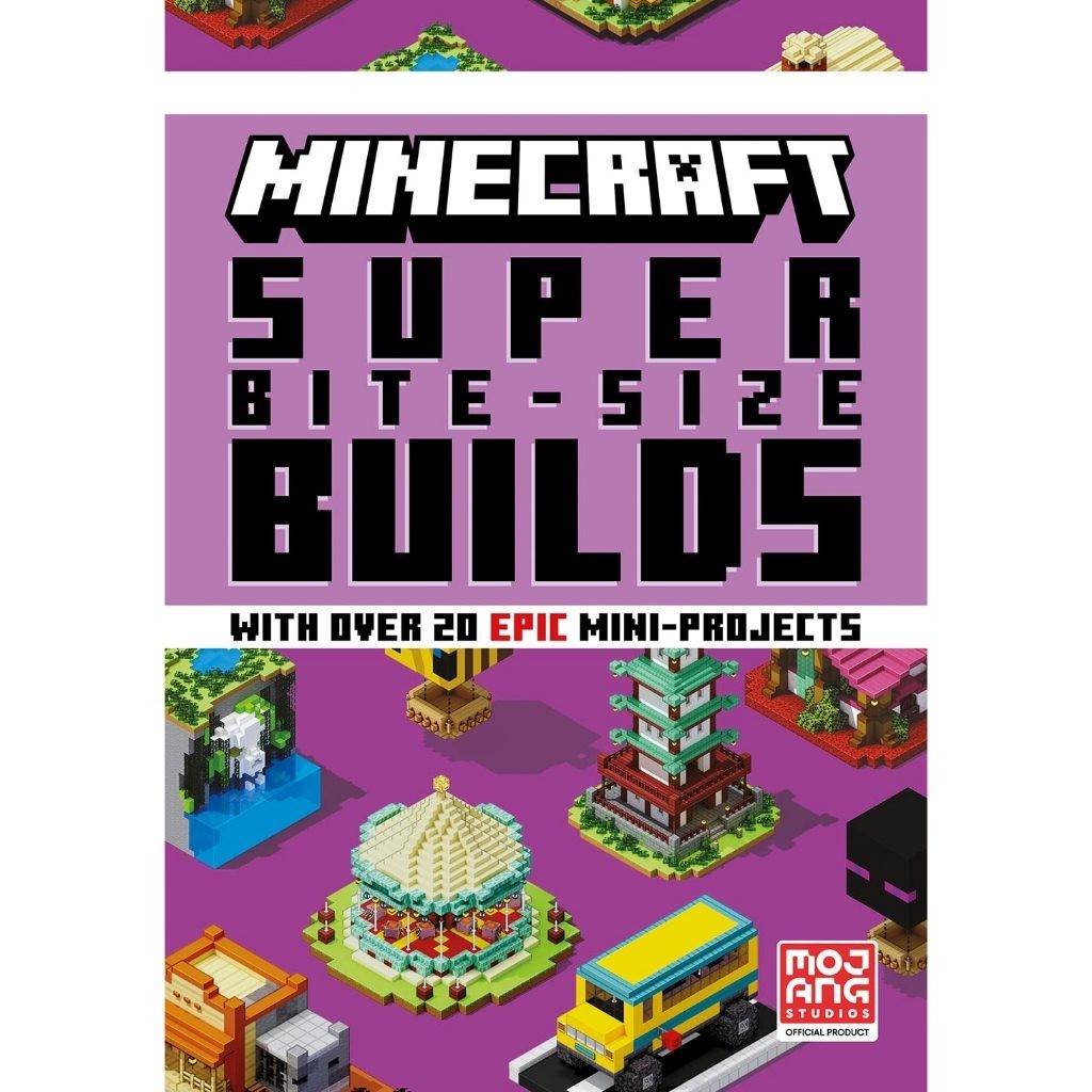Asia Books หนังสือภาษาอังกฤษ MINECRAFT SUPER BITE-SIZE BUILDS