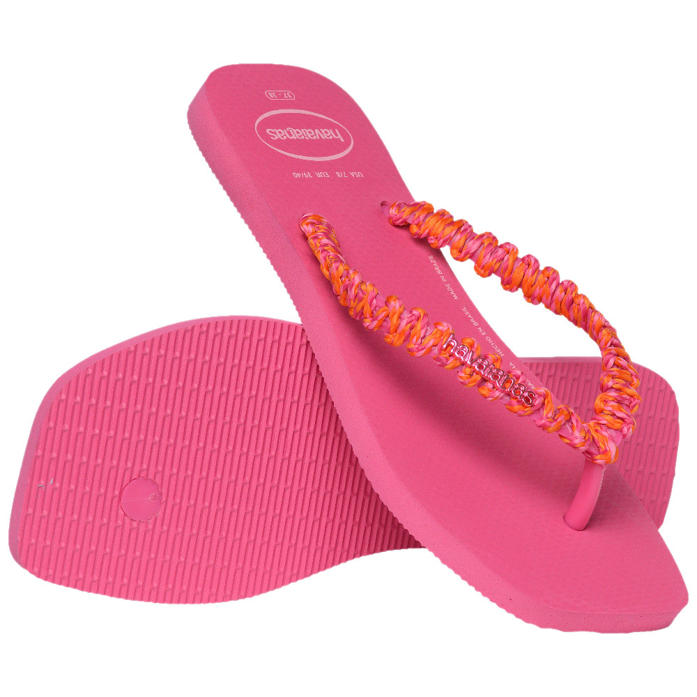 HAVAIANAS รองเท้าแตะผู้หญิง Slim Square Boho Flip Flop PINK 41499455784F_S5PIXX
