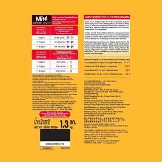 PEDIGREE เพดดิกรี อาหารเม็ดสุนัข สุนัขพันธุ์เล็ก รสไก่ ตับ และผัก / รสวัว แกะ และผัก / รสตับย่าง 1.3กก.