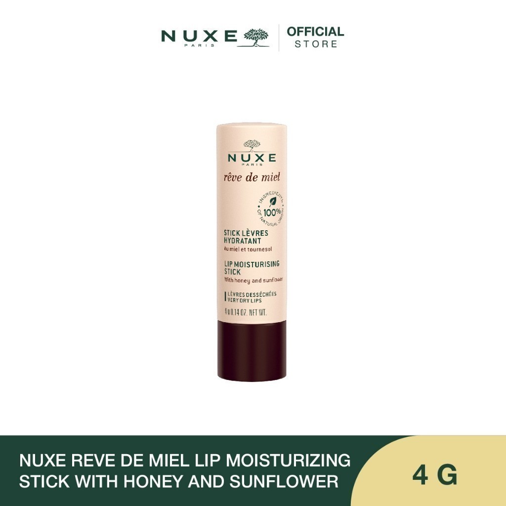 NUXE REVE DE MIEL LIP MOISTURIZING STICK 4 g ลิปบาล์ม บำรุงริมฝีปาก