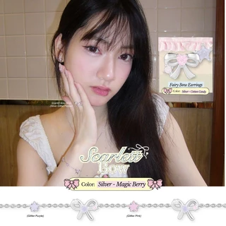 กำไล Scarlett Bow Bracelet กำไลโบว์พร้อมจี้ ปรับความยาวสายได้ - The Green B