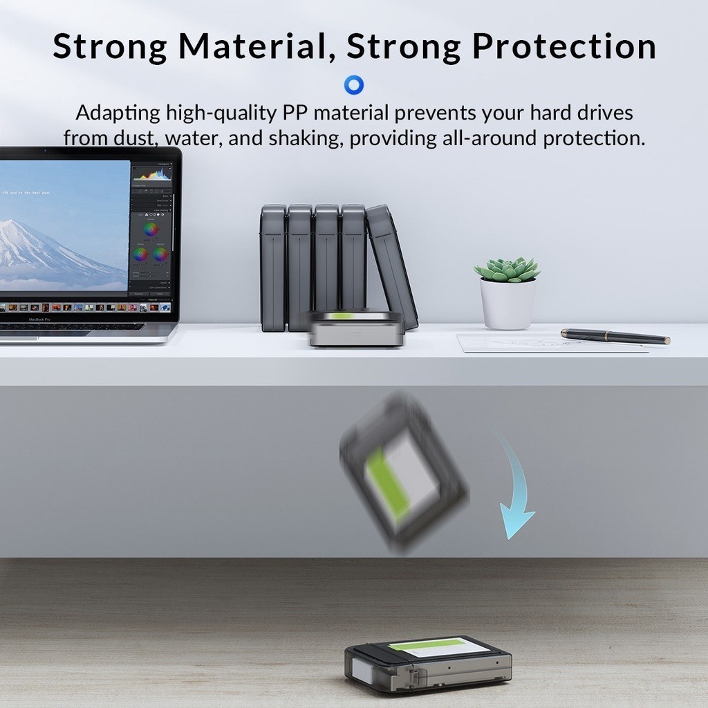 [ออกใบกำกับภาษีได้ E-TAX] ORICO PPH25 2.5" HDD Storage Case Multi-disk Plastic Storage Bag 5PCS Protection Box