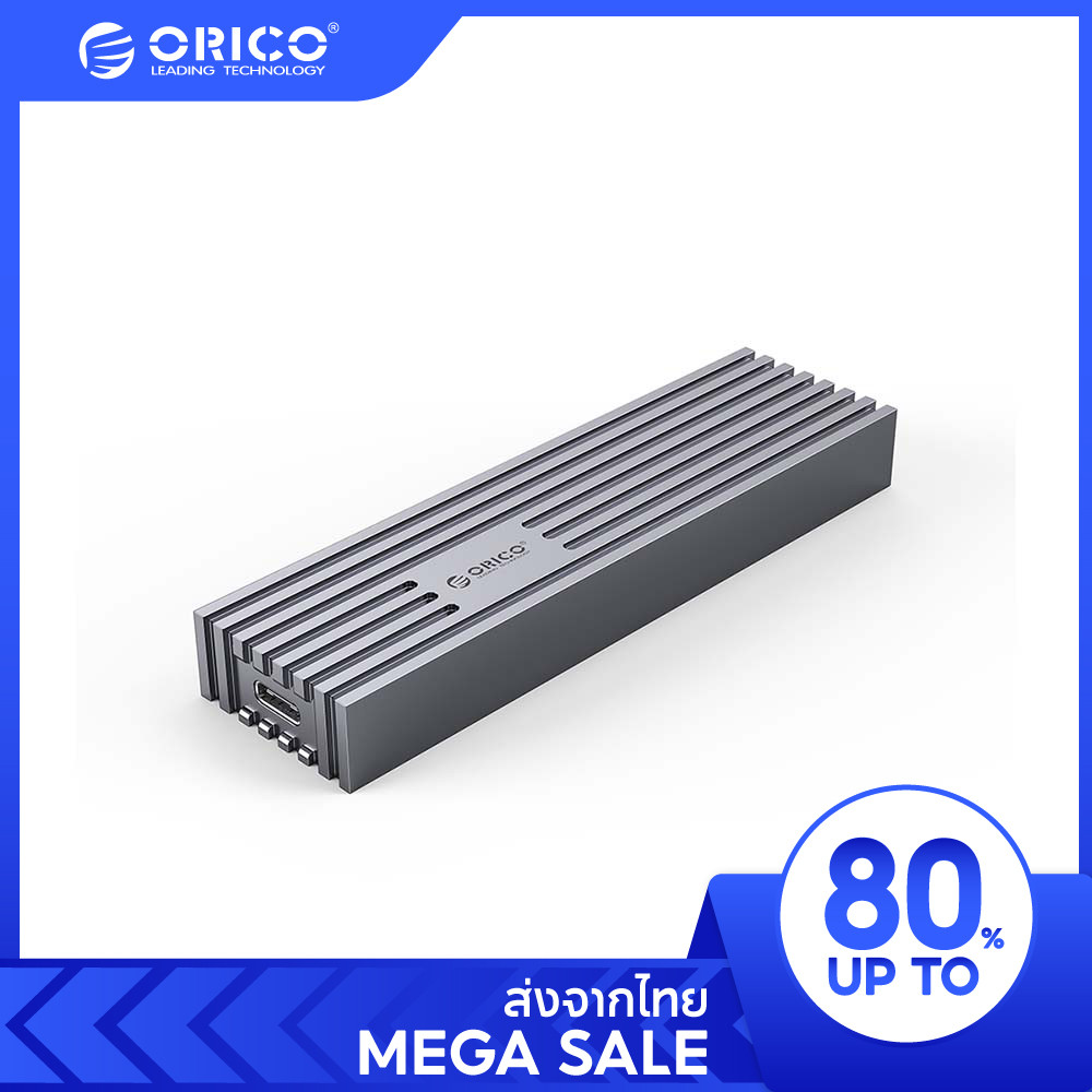 [ออกใบกำกับ- ทักแชท] ORICO กล่องอ่าน M.2 NVMe SATA ความเร็วสูงสุด 40Gbps USB C Hard Drive - M23