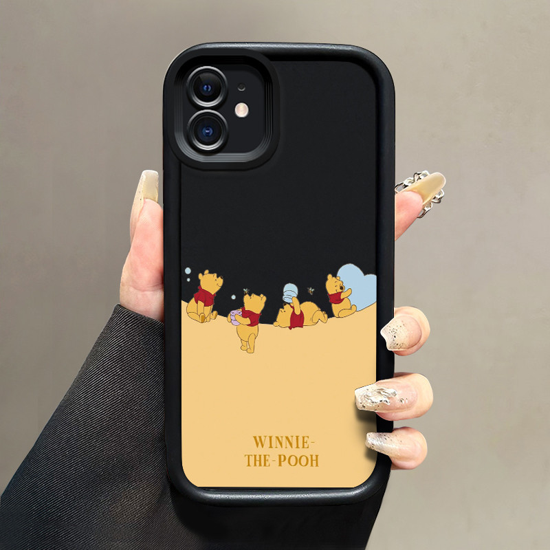 เคสสำหรับ iPhone 16 Pro Max 15 Pro Max 14 Pro Max Plus 13 Pro Max 12 Pro Max 11 Pro Max เคสโทรศัพท์หมีน้อย