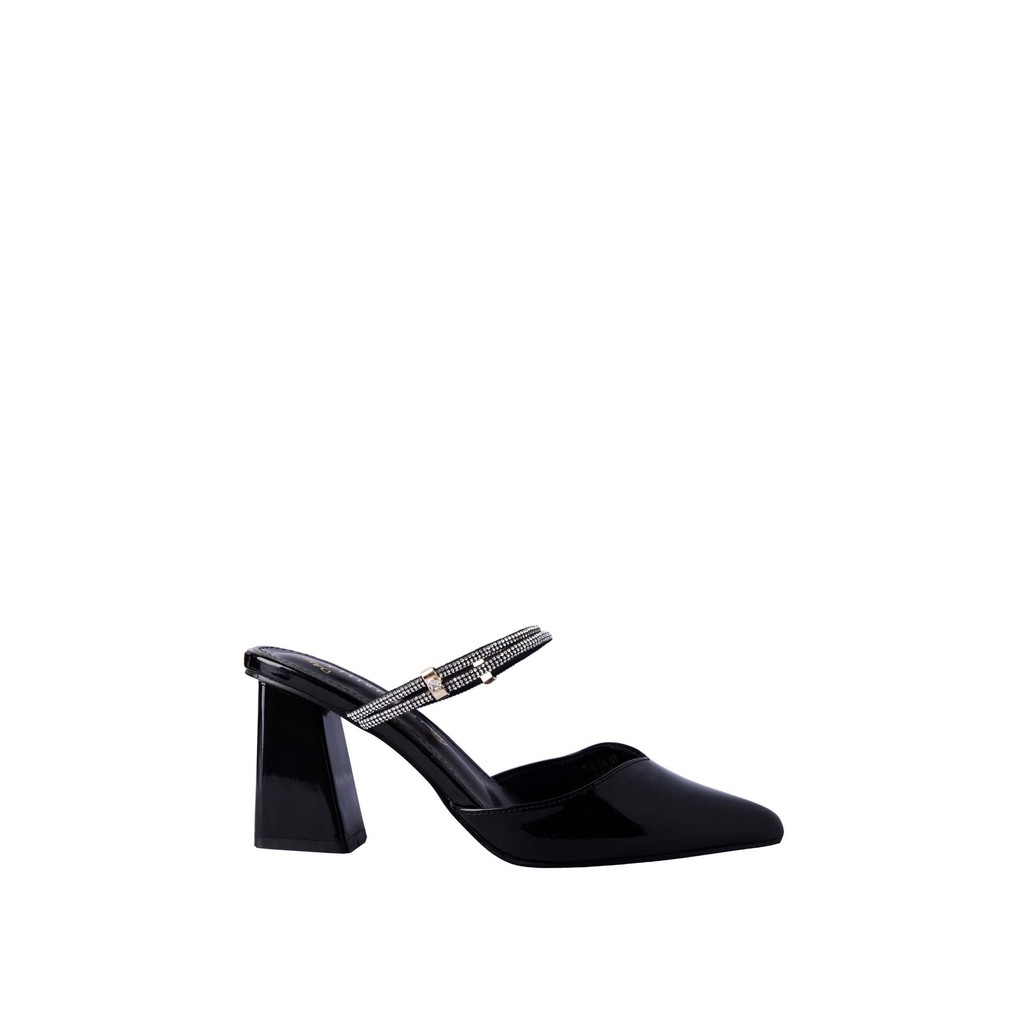 Villains SF TALIA Mule Heels รองเท้าส้นสูงเปิดส้นผู้หญิง ส้นสูง 3.5″