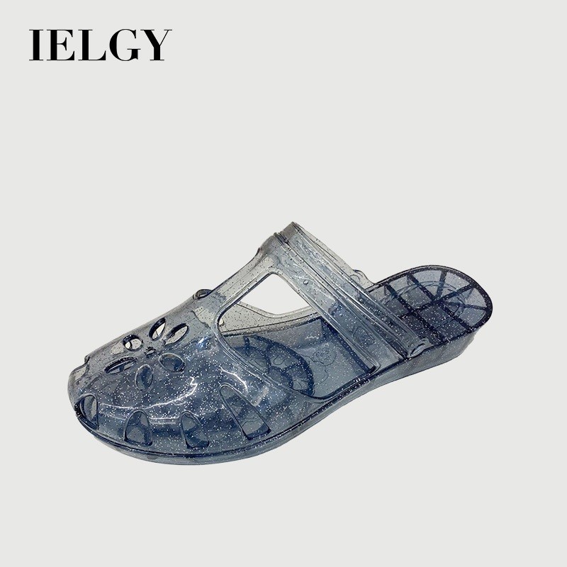 IELGY ลื่นAnti-กลิ่นBaotouรองเท้าแตะคริสตัลผู้หญิงฤดูร้อนแฟชั่นQuick-dryingห้องน