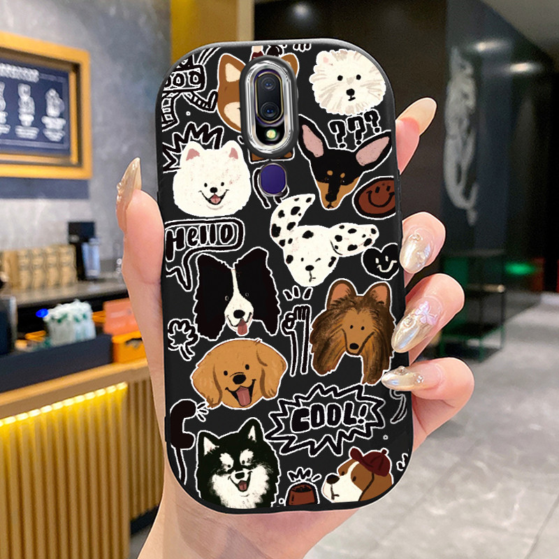 เคสสำหรับ OPPO F11 Pro F9 Pro A7X A9 2019 A9X Realme 2 Pro U1 เคสโทรศัพท์สุนัขเย็น