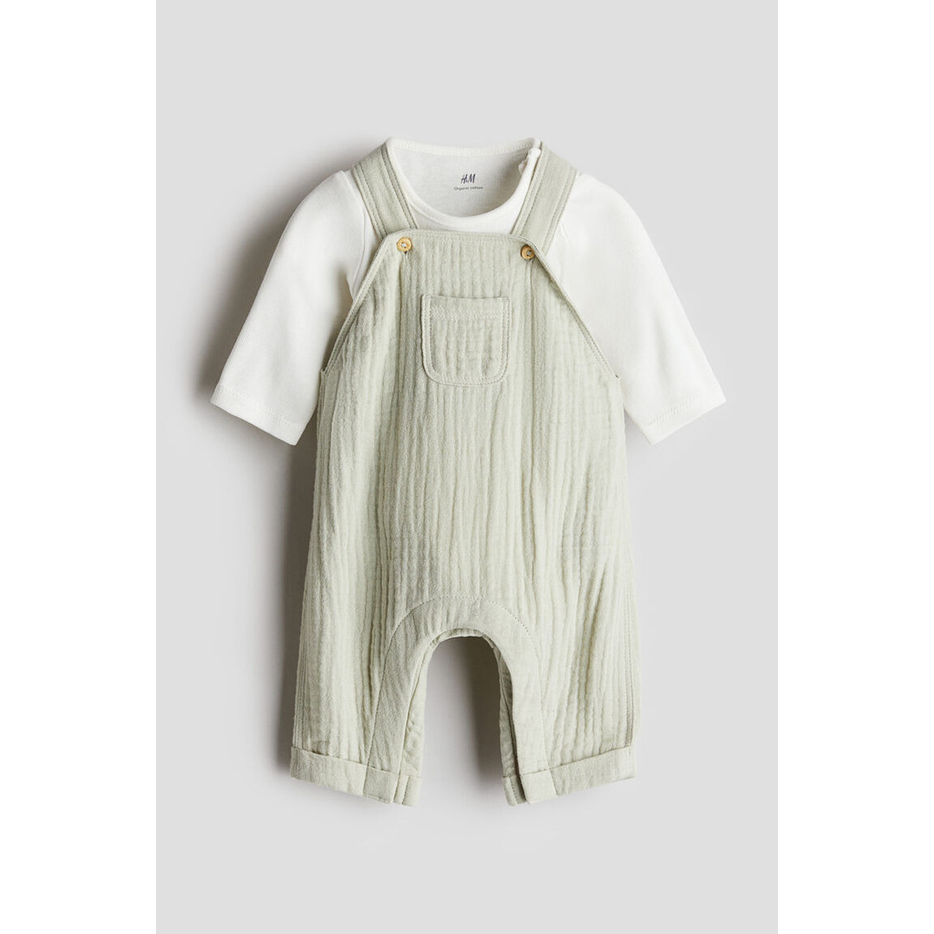 H&M(เอชแอนด์เอ็ม) ชุดผ้าฝ้าย 2 ชิ้น เด็กอ่อน 1276997_1