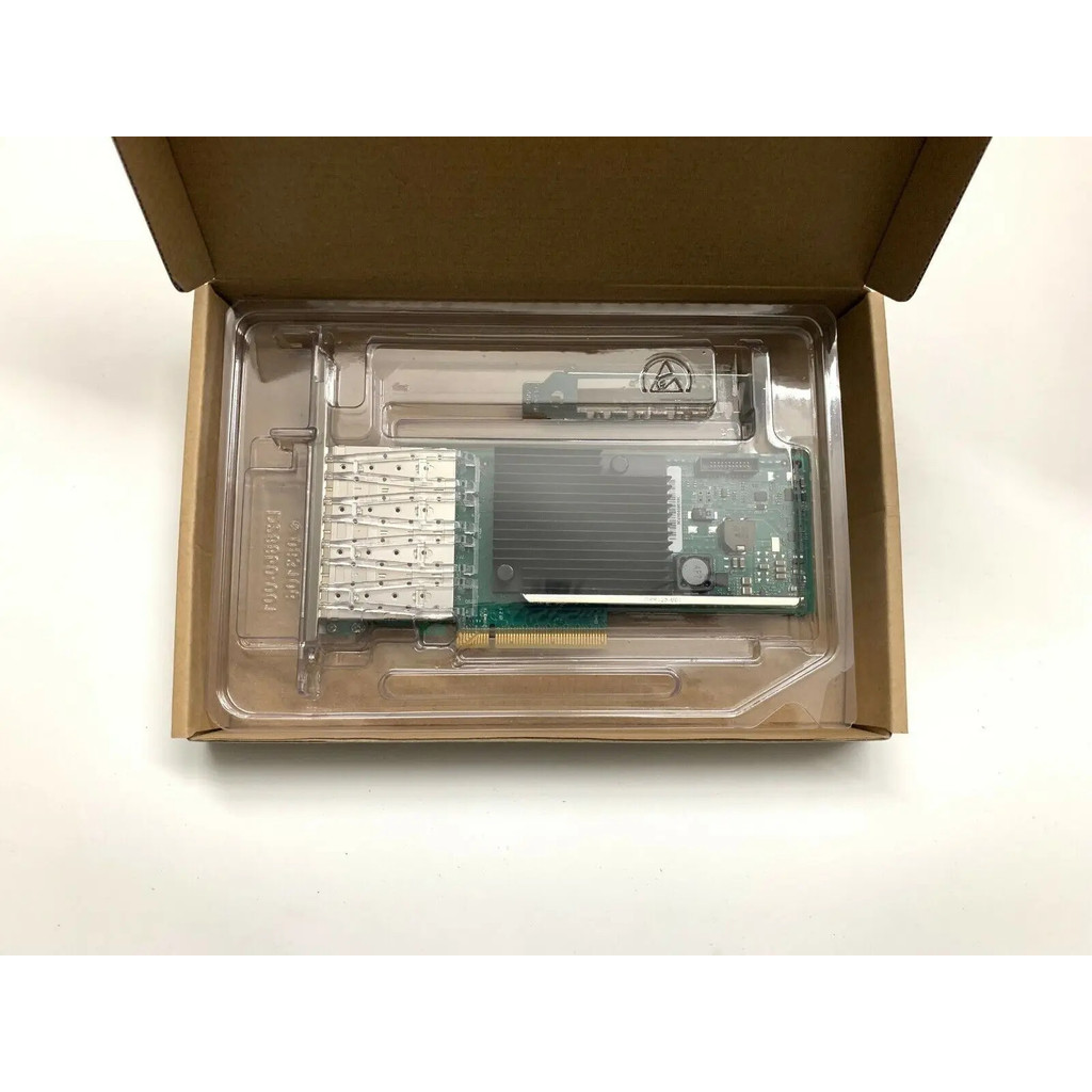 สำหรับการ์ดเครือข่ายอีเธอร์เน็ต Intel X710-DA4 4-Port 10 gbps SFP + PCIe 3.0 x8 10 Gbps
