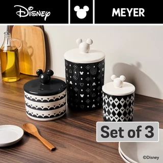 DISNEY MONOCHROME ชุดเซ็ตเซรามิก MEYER ลายมิคกี้ เมาส์ ลิขสิทธิ์แท้ 3 ชิ้น Ceramic set (48945-C)