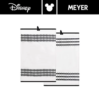 DISNEY MONOCHROME ชุดเซ็ตผ้าเช็ดจานคู่MEYER Mickey mouse ลิขสิทธิ์แท้ ยาว 69 ซม. xกว้าง49.5 ซม.Towels (48954-C)