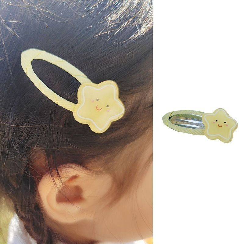 candypop ครีมดาวรูปไข่ห่อผ้า Hairpin Simple น่ารักสาว Bang Hairpin
