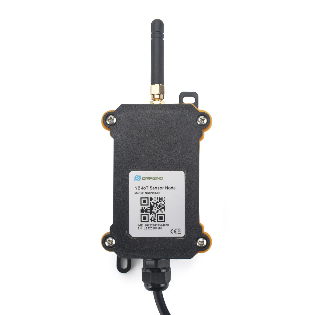DRAGINO NBSN95A -- เซ็นเซอร์โน้ต NB-IoT ไร้สายระยะไกลกันน้ำ