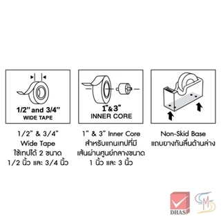 Elephant ตราช้าง แท่นตัดเทป แท่นเทปใส รุ่น M-02 จำนวน 1 แท่น
