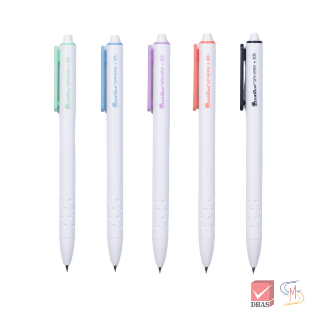Quantum ปากกา ปากกาลูกลื่น เจลลูลอยด์ สเฟียร์ 0.5 (คละสี) จำนวน 1 ด้าม