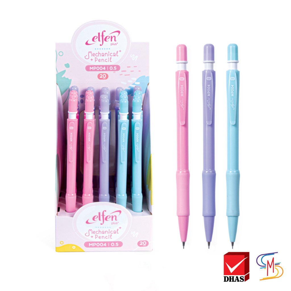 Elfen Plus ดินสอ ดินสอกด รุ่น MP004 คละสี จำนวน 1 แท่ง