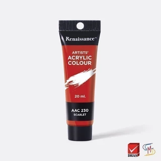 Renaissance สีอะคริลิค 20 มล. 19 เฉดสี (1 หลอด)