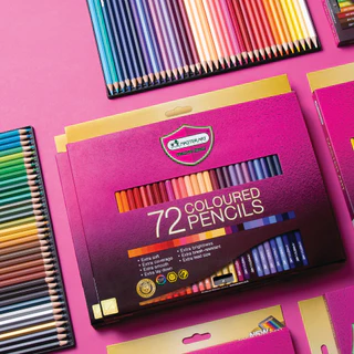 Master Art มาสเตอร์อาร์ต สีไม้ ดินสอสี แท่งยาวรุ่น 48 สี 60 สี 72 สี จำนวน 1 กล่อง