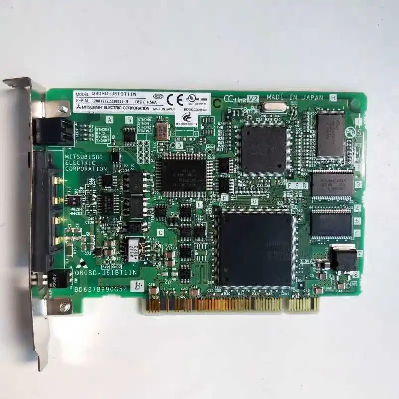 บอร์ดอุปกรณ์อุตสาหกรรม CC-LINK V2 Q80BD-J61BT11N BD808C 182G51