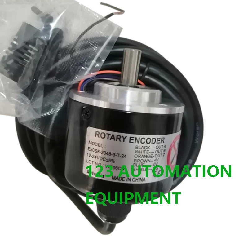 ของแท้ใหม่ Autonics E50S8-2048 3000 5000 6000 8000-3-T-24 ตัวเข้ารหัสโรตารีแบบเพิ่มขั้นตอนอิเล็กทรอน