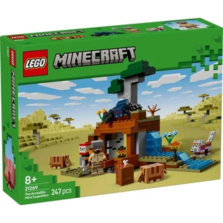 LEGO Minecraft 21269 The Armadillo Mine Expedition (247pcs.), Building Blocks, Kids Toy