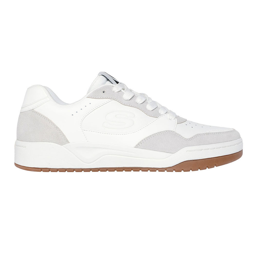 Skechers สเก็ตเชอร์ส รองเท้าผู้ชาย Men Online Exclusive Koopa Street Shoes - 183241-WHT - Air-Cooled Memory Foam
