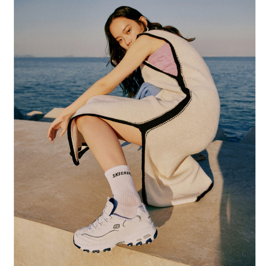 Skechers สเก็ตเชอร์ส รองเท้าผู้หญิง Women Online Exclusive D'lites Sport Shoes - 99999863-WNV