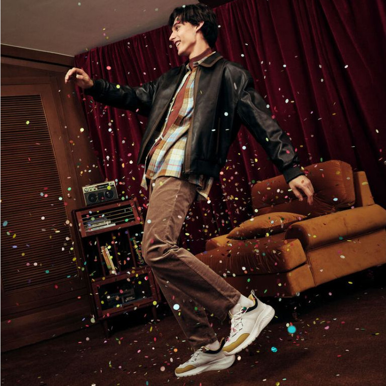 Skechers สเก็ตเชอร์ส รองเท้าลำลองผู้ชาย Men Online Exclusive BOBS Squad Waves Tide Up Shoes - 118221-NTMT Memory Foam