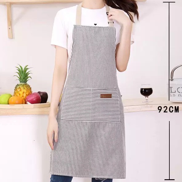 ผ้ากันเปื้อน - เอี๊ยม ทำอาหาร กันเลอะ apron เช็ดมือ ครัว ร้านอาหาร