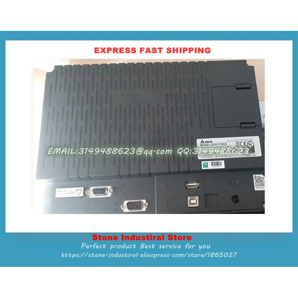 แผงหน้าจอสัมผัส HMI ขนาด 10.1 นิ้ว DOP-B10S411 DOPB10S411 อัปเดตเป็น DOP-110CS Delta Touch แบบกล่อง