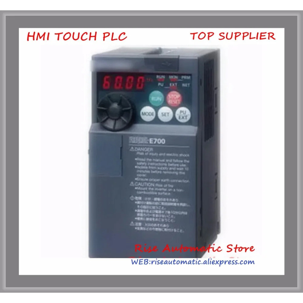 3 เฟส 380V 750W 0.75KW 2.6A อินเวอร์เตอร์ใหม่ FR-E740-0.75K-CHT