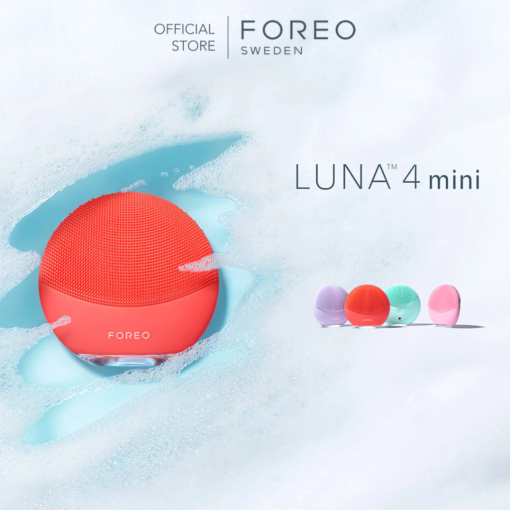 FOREO LUNA 4 Mini เครื่องล้างหน้าขนาดมินิ สี Pearl Pink นวดหน้ายกกระชับ ผลักสกินแคร์ ทำความสะอาดภายใน 30 วินาที thumbnail 8