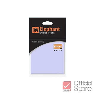 Elephant กระดาษโน๊ต กระดาษโน๊ตกาวในตัว สีพาสเทล ขนาด 3X3 นิ้ว 100 แผ่น จำนวน 1 ชิ้น