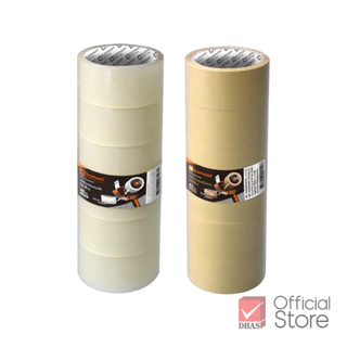 Elephant เทปปิดกล่อง เทป OPP หน้ากว้าง 48 มม. ยาว 45 หลา ติดแน่นทนทาน – จำนวน 1 แพ็ค (6 ม้วน)