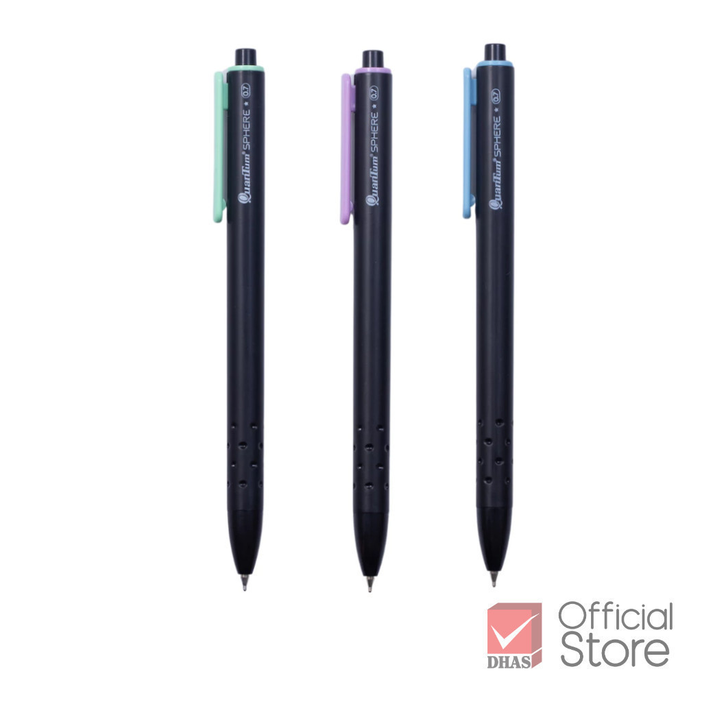 Quantum ปากกา ปากกาลูกลื่น เจลลูลอยด์ สเฟียร์ 0.7 คละสี จำนวน 1 ด้าม