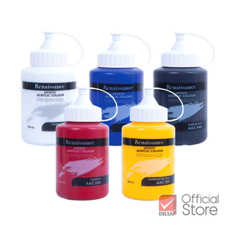 Renaissance สีอะคริลิค 500 มล. 5 เฉดสี จำนวน 1 ขวด