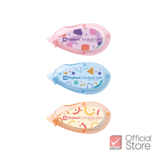 Elephant Glue tape เทปกาวสองหน้า แบบตลับ GT8-106 (8มม.X6ม.) จำนวน 1 ชิ้น