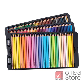 Master Art สีไม้ 124 สี รุ่นใหม่ (แท่งยาว) เฉดสีธรรมชาติ - 1 กล่อง