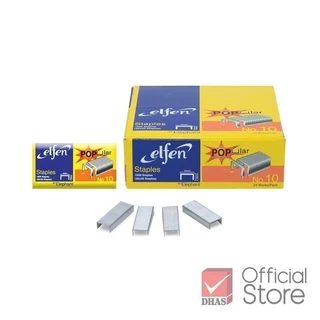 Elfen ลวดเย็บกระดาษ No.10 จำนวน 24 กล่อง/แพ็ค