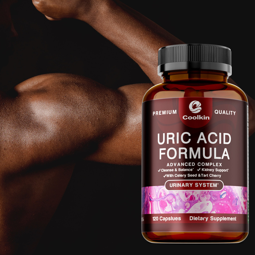 Coolkin Uric Acid Balance Capsules, Advanced Complex with Celery Seed & Tart Cherry, Kidney & Urinary Tract Support, สูตรสมุนไพรระดับพรีเมียม, มังสวิรัติที่เป็นมิตร