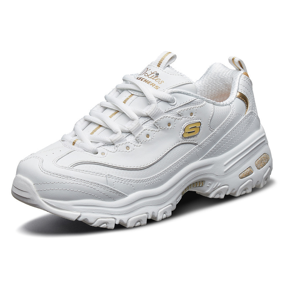 Skechers สเก็ตเชอร์ส รองเท้าลำลองผู้หญิง Women Sport D'Lites Shoes - 11931-WGD Air-Cooled Memory Foam