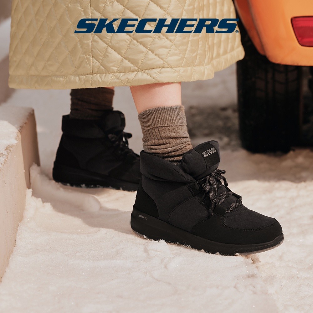 Skechers สเก็ตเชอร์ส รองเท้า ผู้หญิง On-The-Go Glacial Ultra Shoes - 144194-BLK