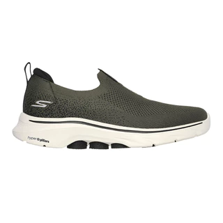 Skechers สเก็ตเชอร์ส รองเท้าผู้ชาย Men GOwalk 7 GOwalk Shoes - 216633-OLBK - Air-Cooled Goga Mat