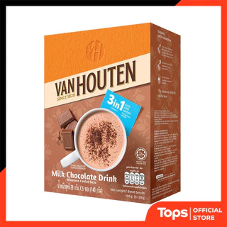 VAN HOUTEN แวนฮูเต็นมิลค์ช็อกโกแลตดริ้งค์ 140กรัม [8888239000013]