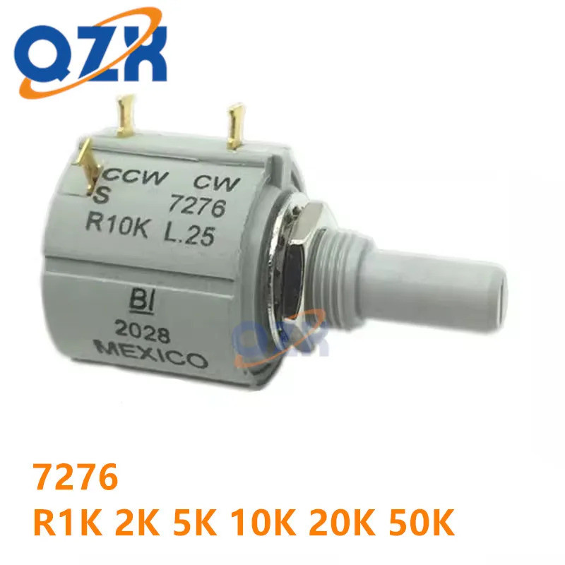 โพเทนชิโอมิเตอร์แบบวงกลม 7276 R1K 2K 5K 10K 20K 50K L.25