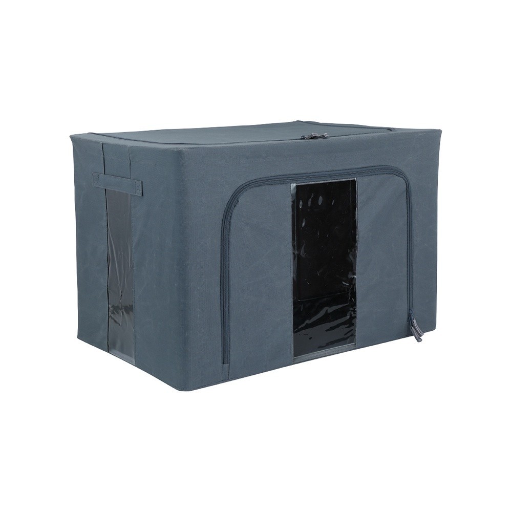 INDEX LIVING MALL กล่องเก็บเสื้อผ้า รุ่นเคบท์ - สีเทา