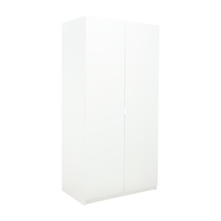 INDEX LIVING MALL ตู้เสื้อผ้า 2 บาน รุ่นวาซิม - สีขาว